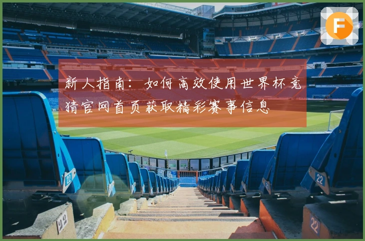 新人指南：如何高效使用世界杯竞猜官网首页获取精彩赛事信息