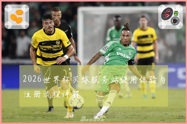 2026世界杯买球服务站使用体验与注册流程详解